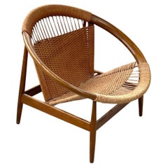 Illum Wikkelsø Ringstol Lounge Chair Mid-Century Modern
