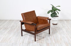 Illum Wikkelsø Rosewood & Cognac Leather Lounge Chair for Koefoed's Møbelfabrik