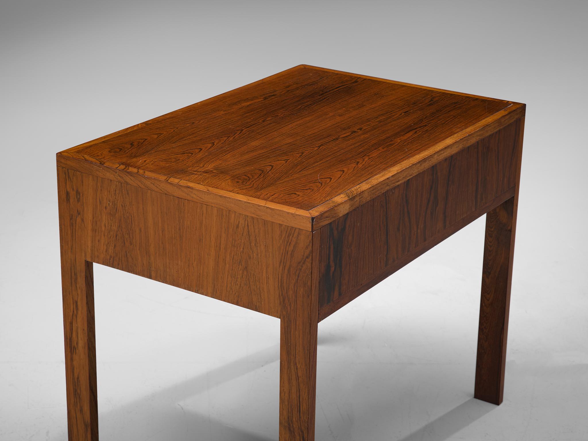 Illum Wikkelsø Rosewood Nesting Table In Good Condition In Waalwijk, NL