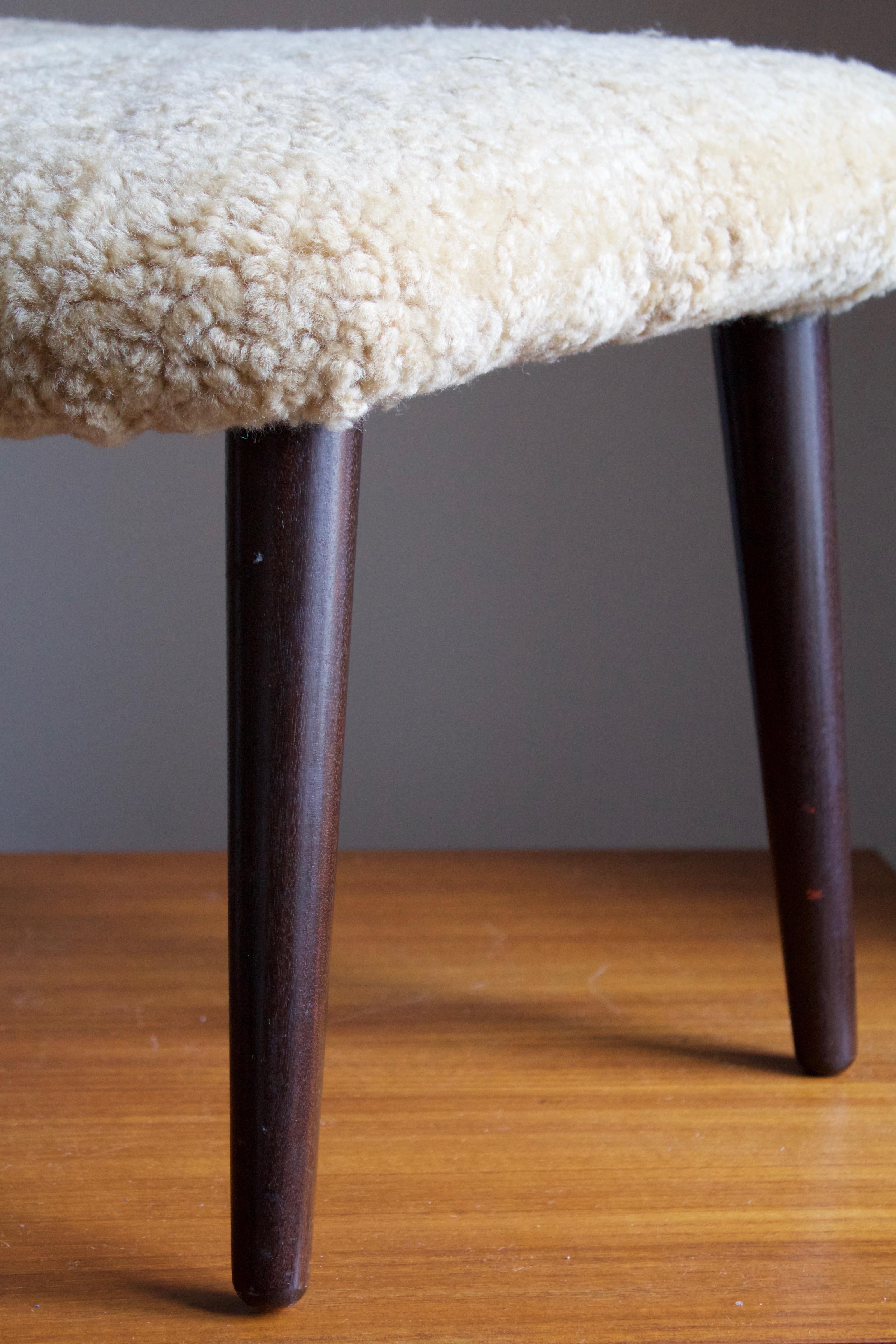 sheepskin stool