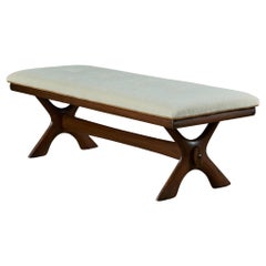 Illum Wikkelsø Style Upholstered Bench