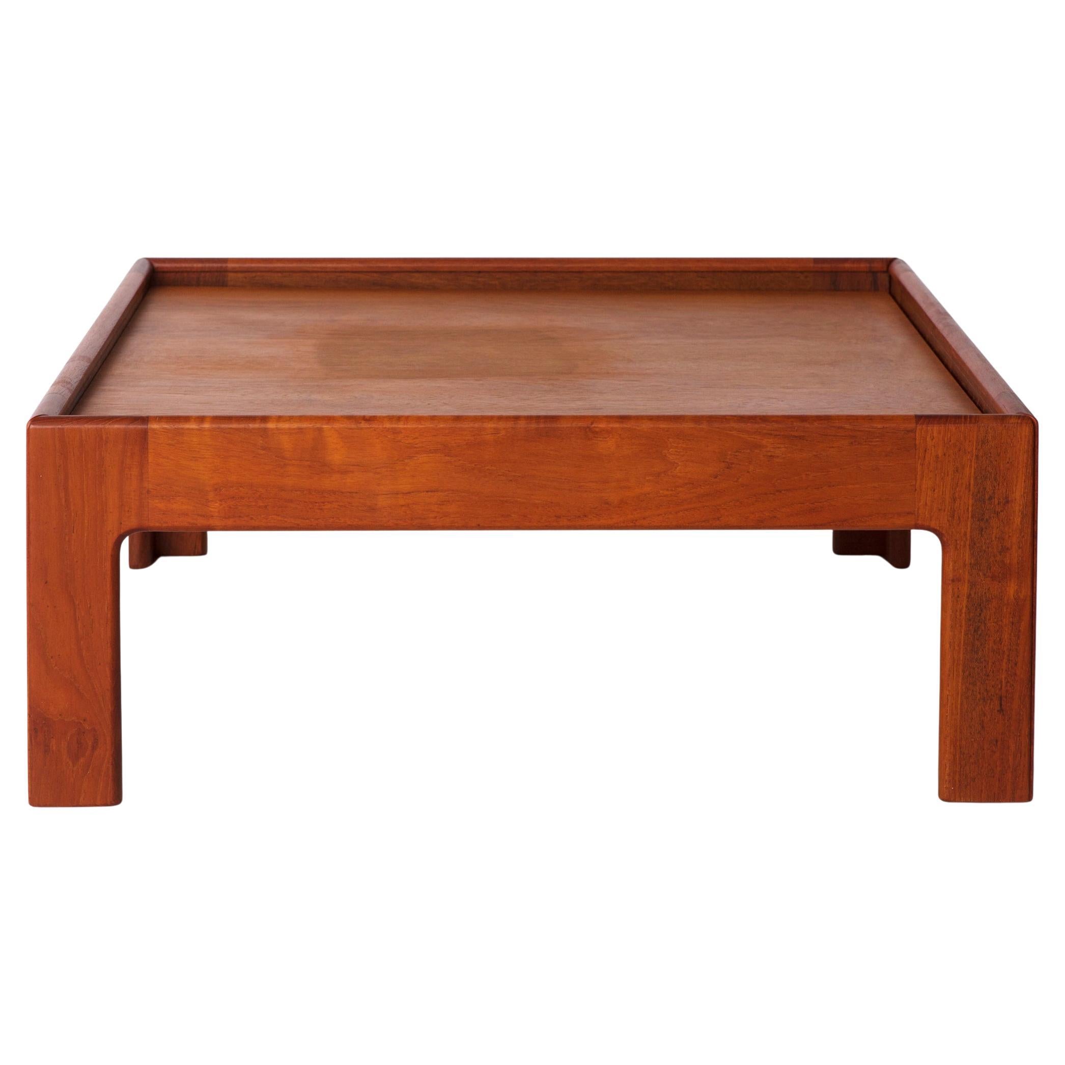 Illum Wikkelsø Teak Coffee Table – 1960s Danish Modern for Niels Eilersen For Sale