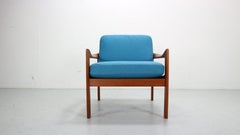 Illum Wikkelsø Teak Lounge Sessel für Niels Eilersen, 1960 Dänemark