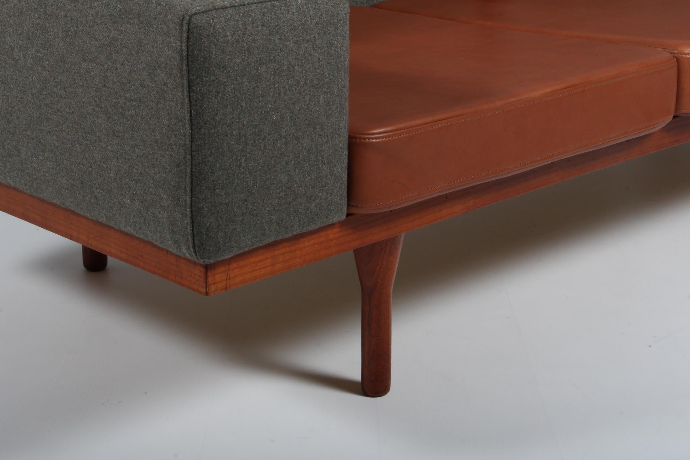 Danish Illum Wikkelsø Three-Seat Sofa Model Australia