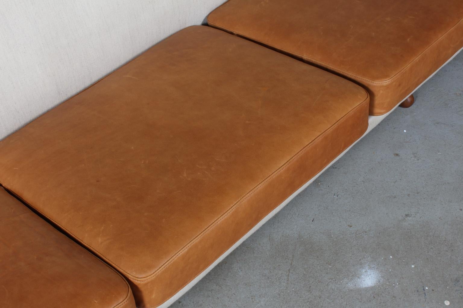 Mid-20th Century Illum Wikkelsø Three-Seat Sofa