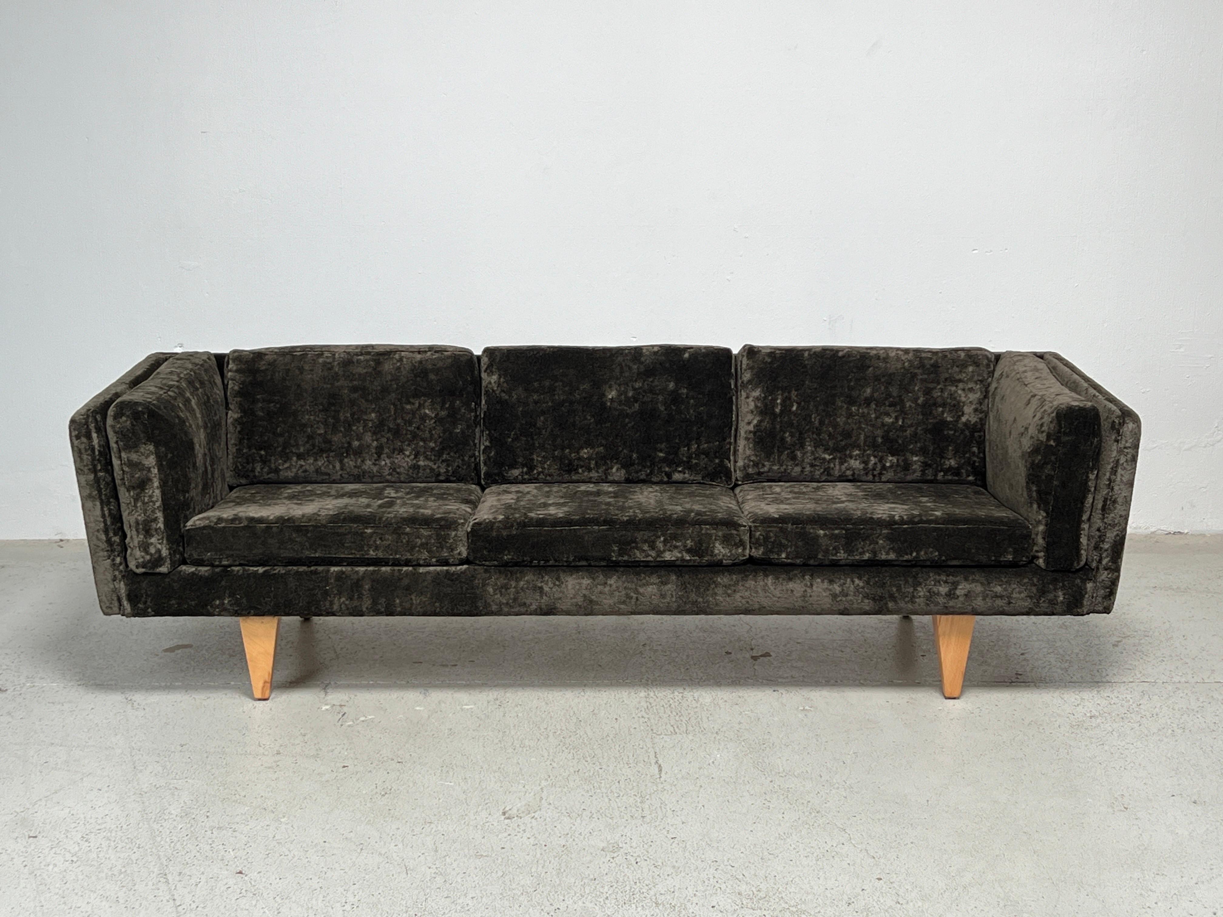 Illum Wikkelsø V11 Sofa by Holger Christiansen  In Good Condition For Sale In Dallas, TX