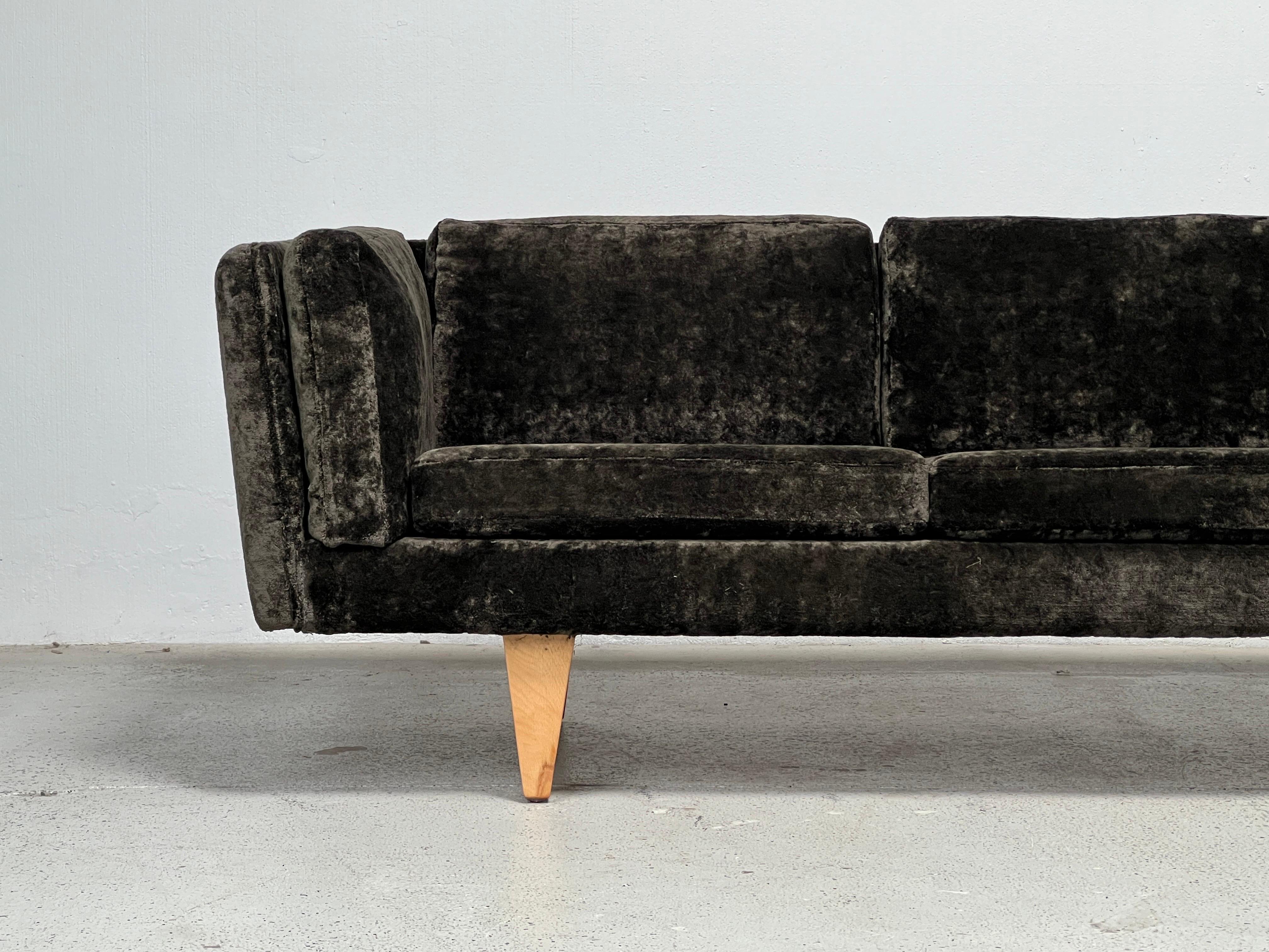 Mid-20th Century Illum Wikkelsø V11 Sofa by Holger Christiansen  For Sale