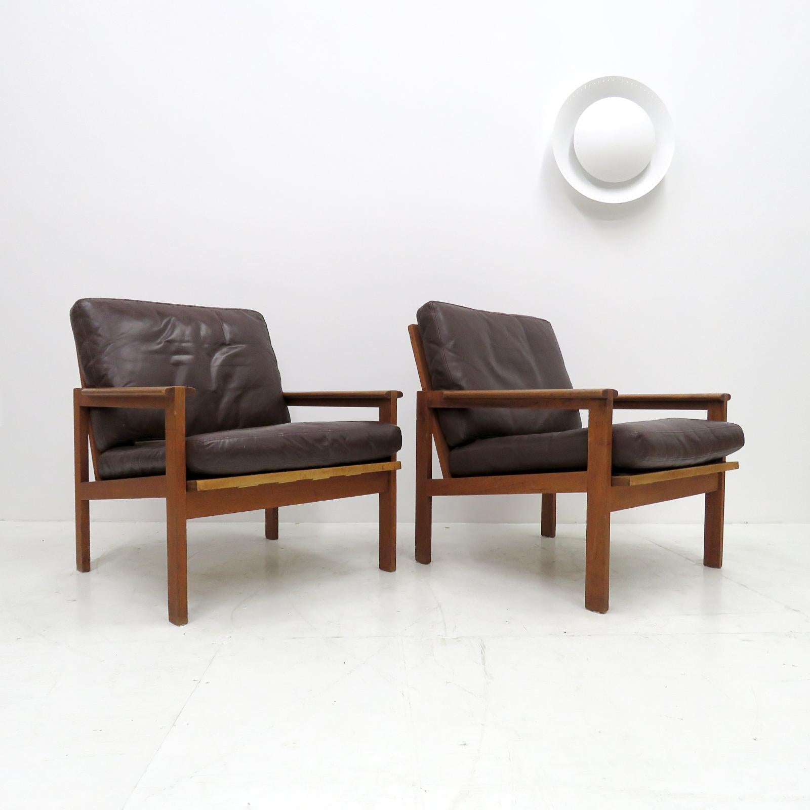 Fauteuils de la série Capella d'Illum Wikkelsøe, 1950 en vente 2