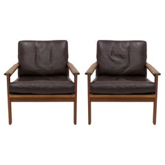 Illum Wikkelsøe Serie Capella Sillones, 1950