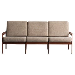 Illum Wikkelso 3-Sitzer-Sofa für Niels Eilersen, Dänemark, 1960er Jahre