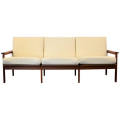 Illum Wikkelso "Capella" Teak Three-Seating Sofa