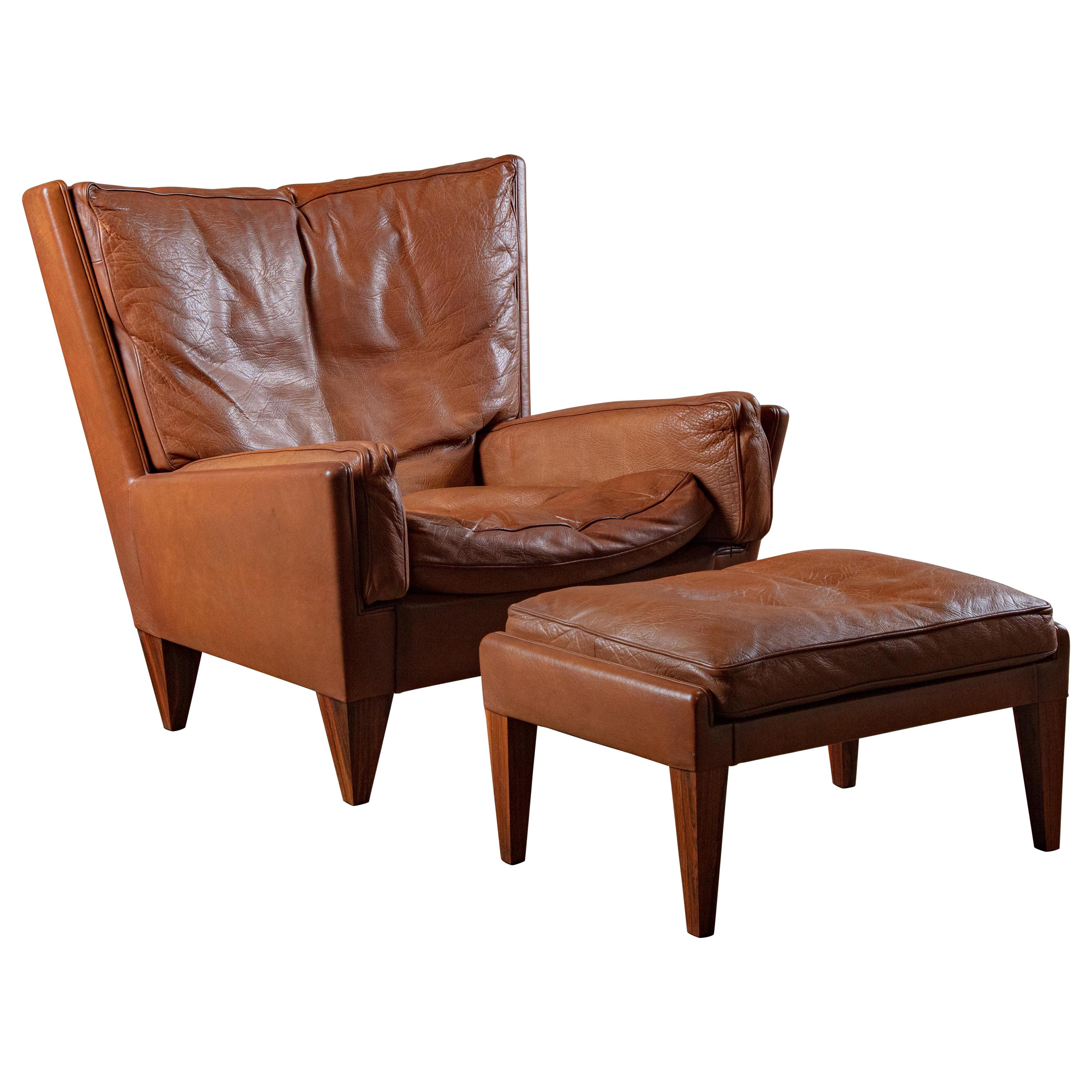 Illum Wikkelso Chair and Ottoman