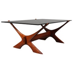 Illum Wikkelso Coffee Table for C.F. Christiansen, Denmark, 1950s