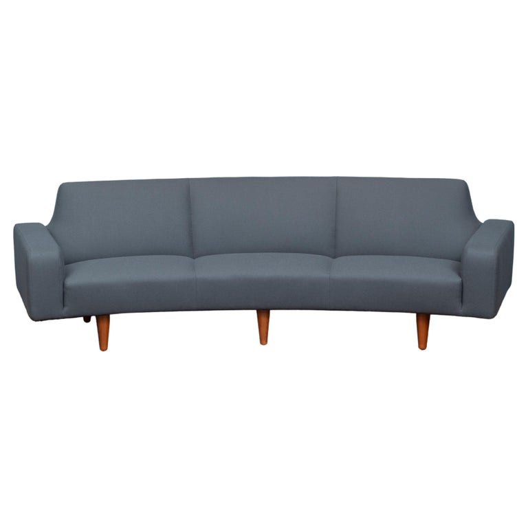 Illum Wikkelso Curved Sofa Model 450 For Sale