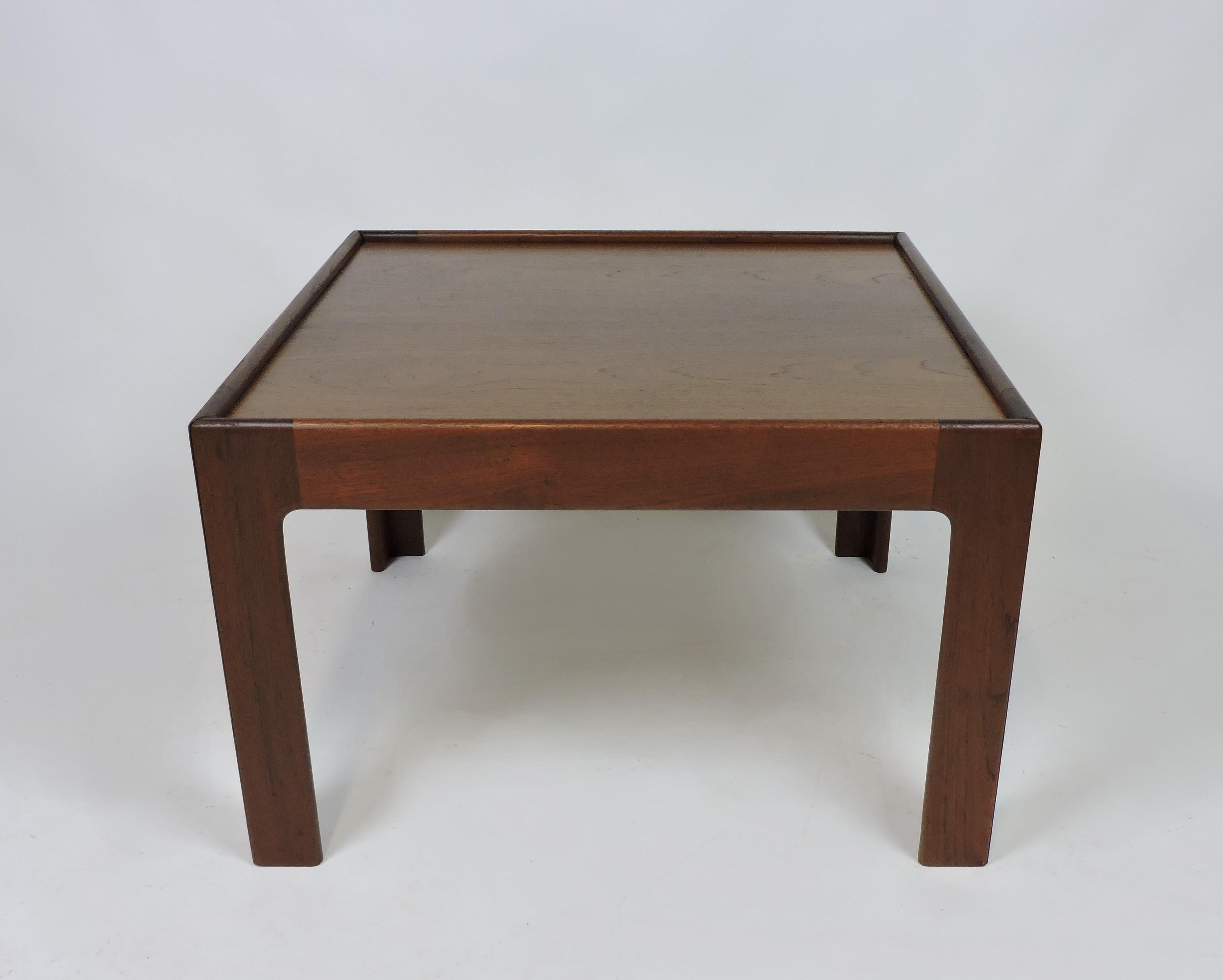 Mid-20th Century Illum Wikkelso Danish Modern Teak End Table by Neils Eilersen For Sale