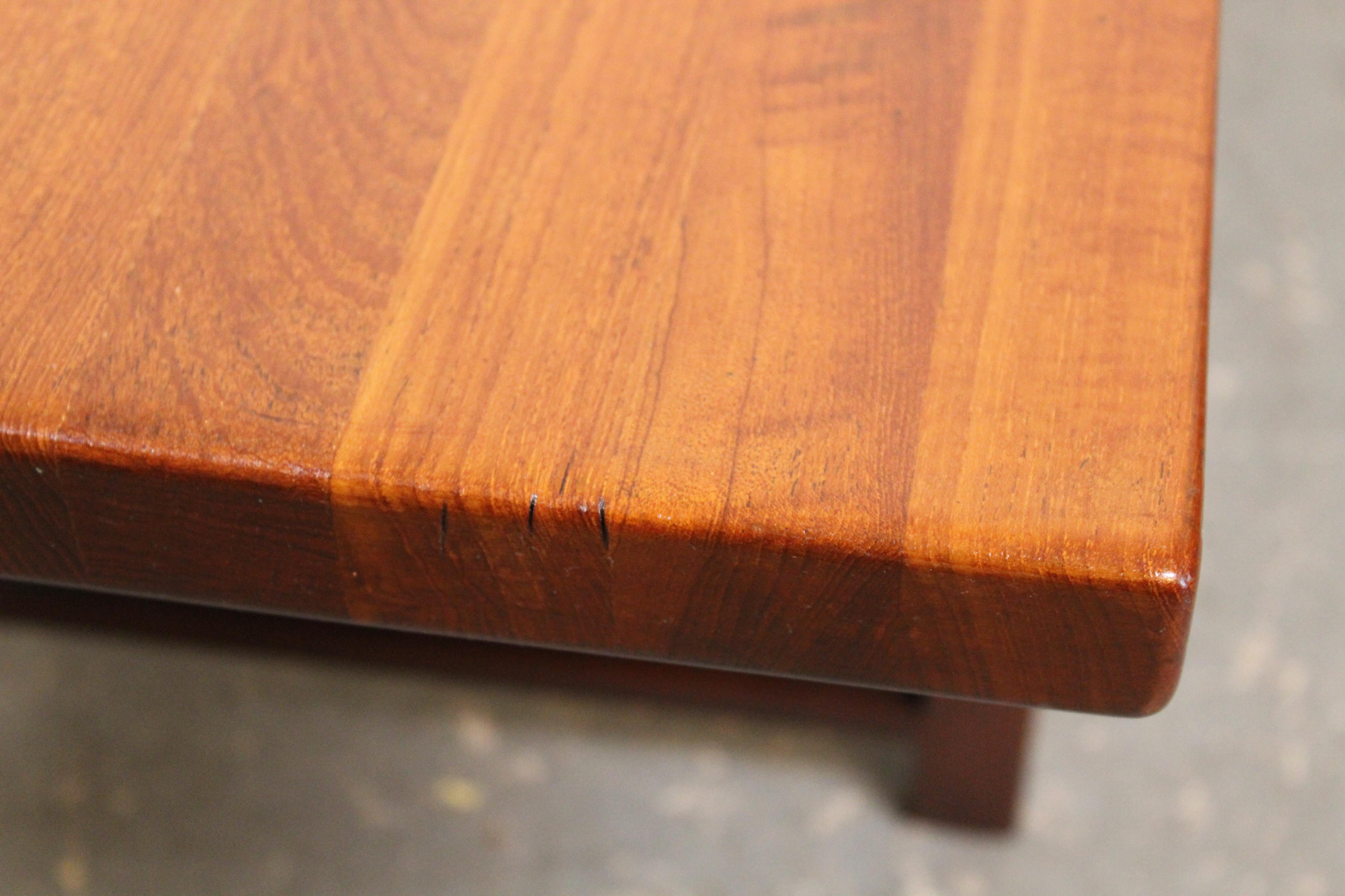 Teck Table basse design Wikkelso d'Illum en vente