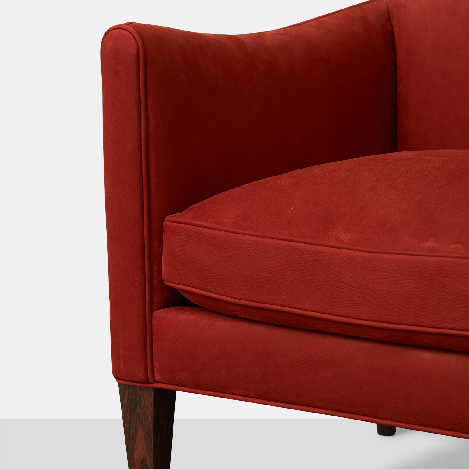 Scandinavian Modern Lounge Chair by Illum Wikkelso For Sale