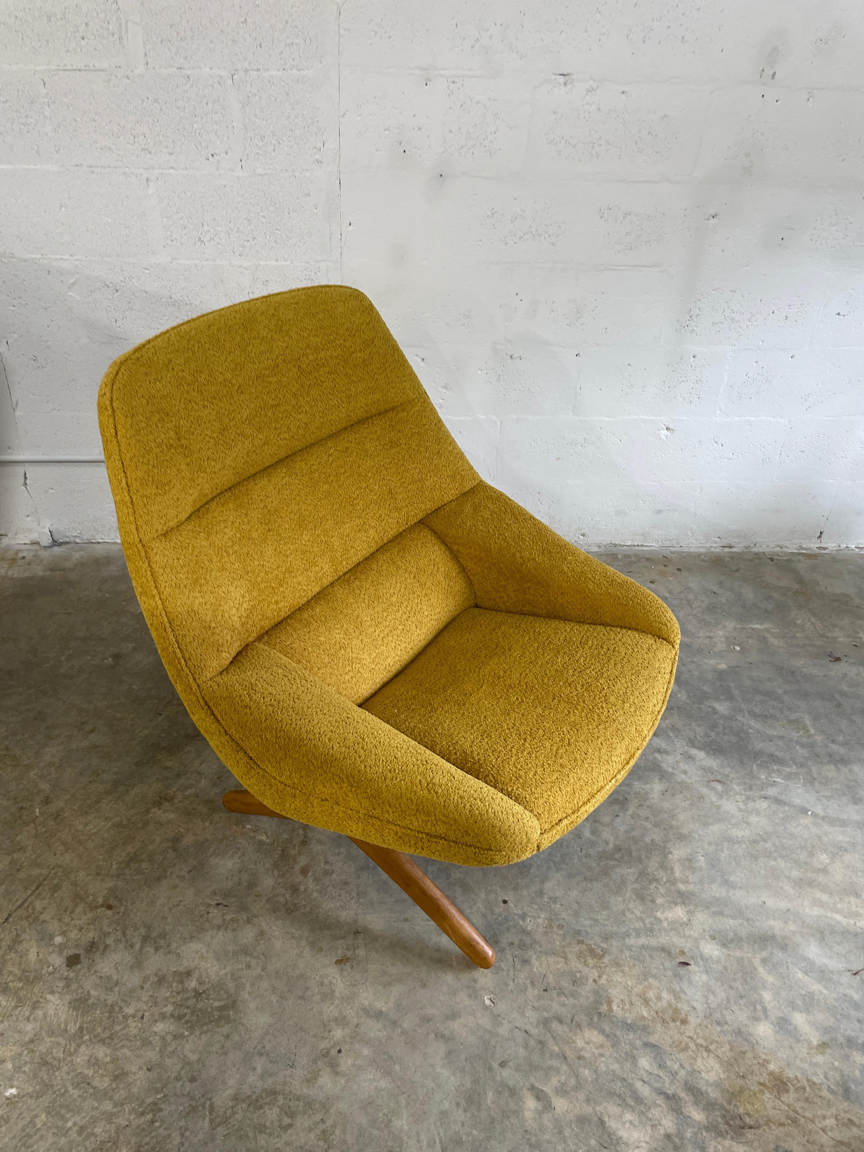 Mid-Century Modern Illum Wikkelso Model Ml91 Danish Modern Lounge Chair For Sale