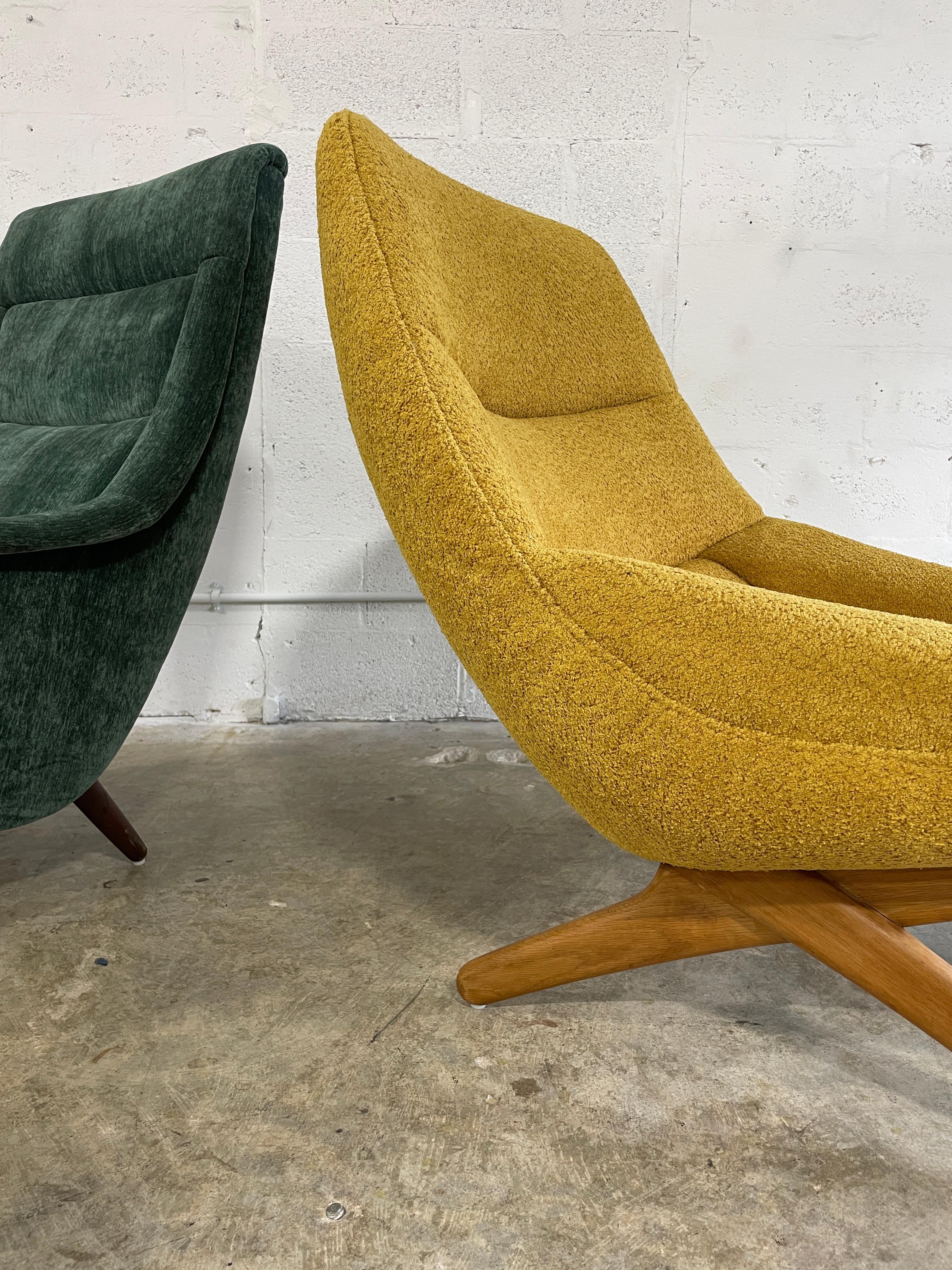 Fabric Illum Wikkelso Model Ml91 Danish Modern Lounge Chair For Sale