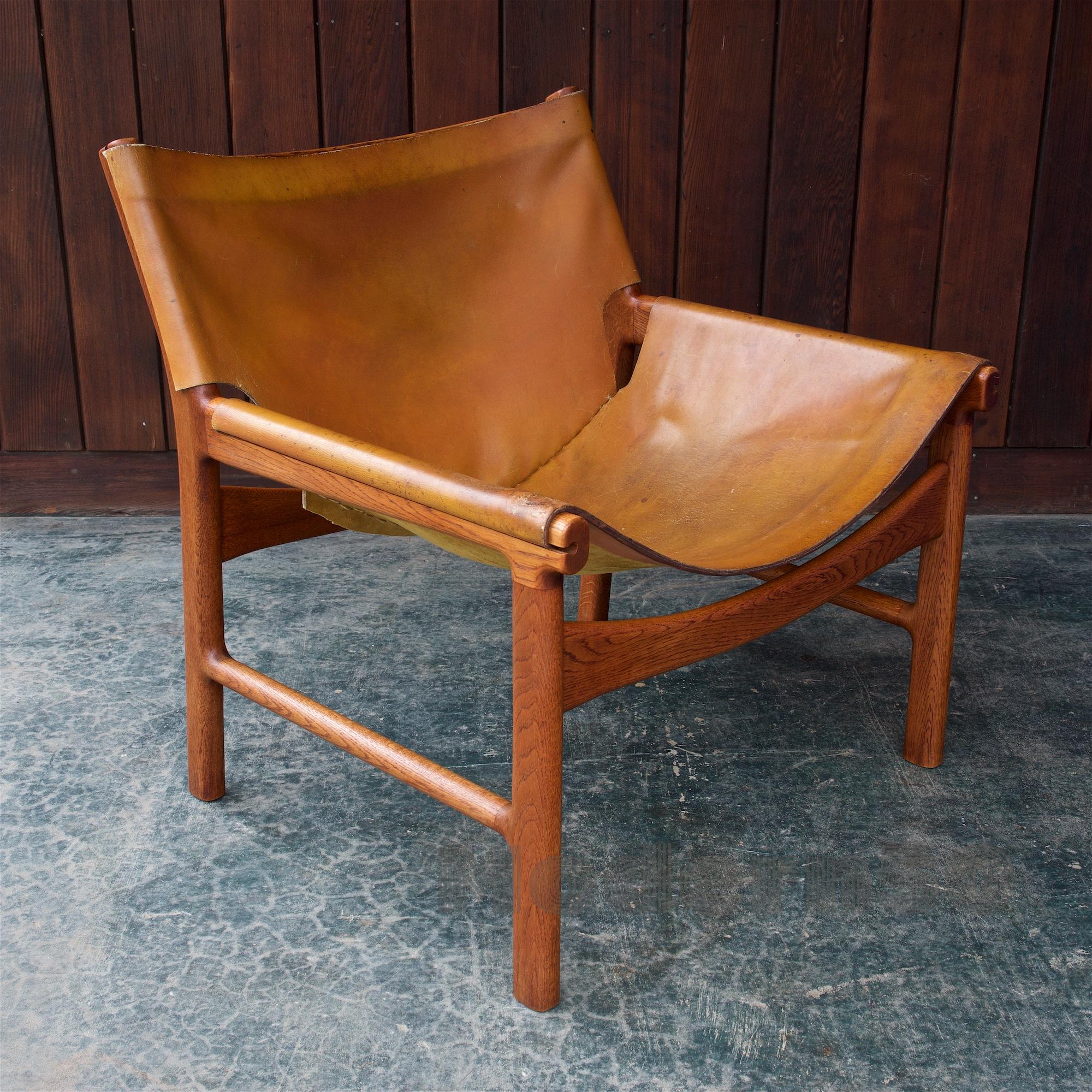 leather sling chairs