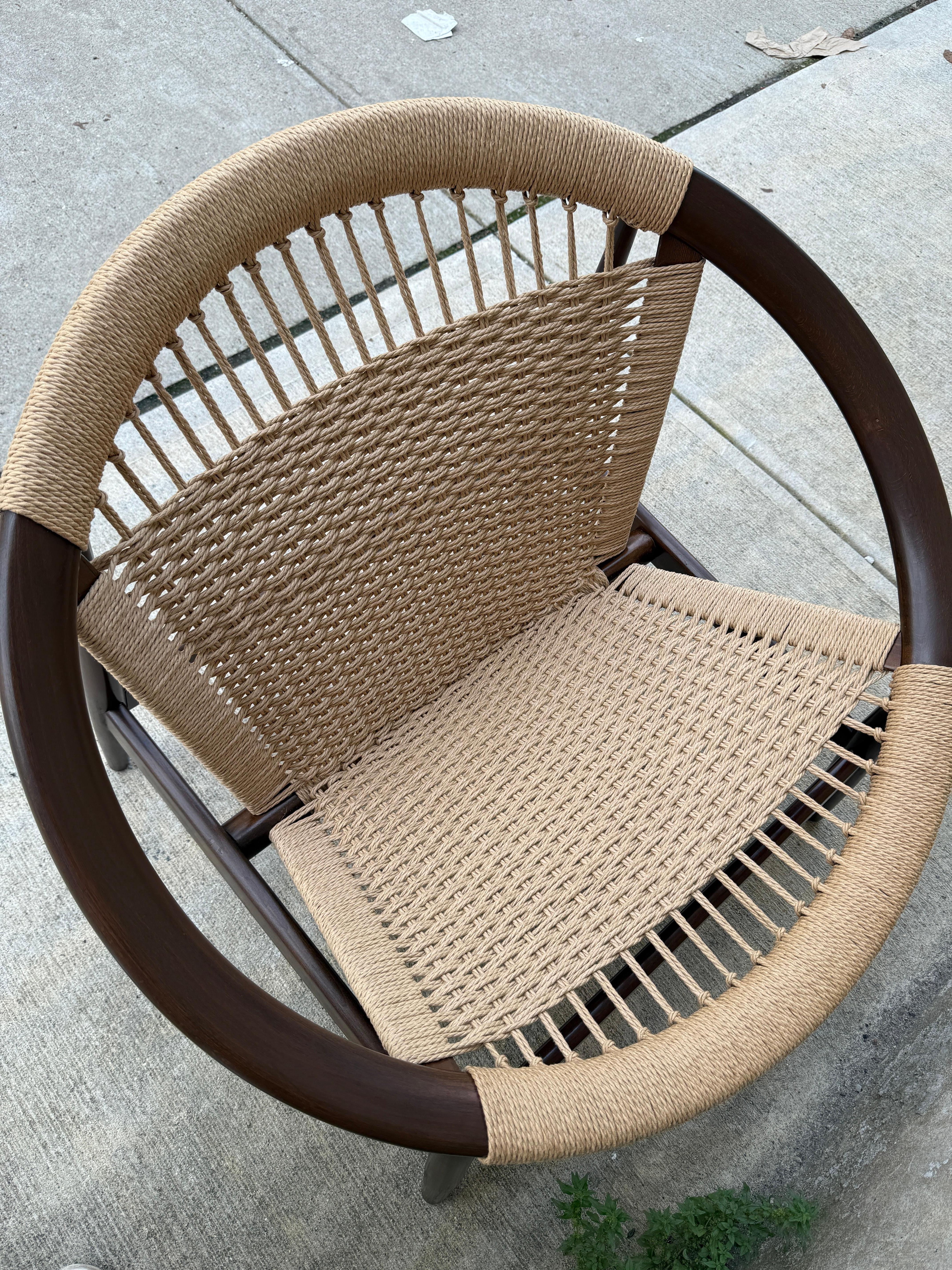 Chaise longue Illum Wikkelso Ringstol entièrement restaurée en vente 4