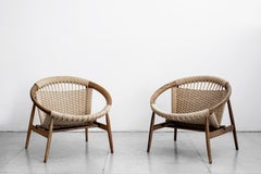 Illum Wikkelso "Ringstol" Lounge Chairs