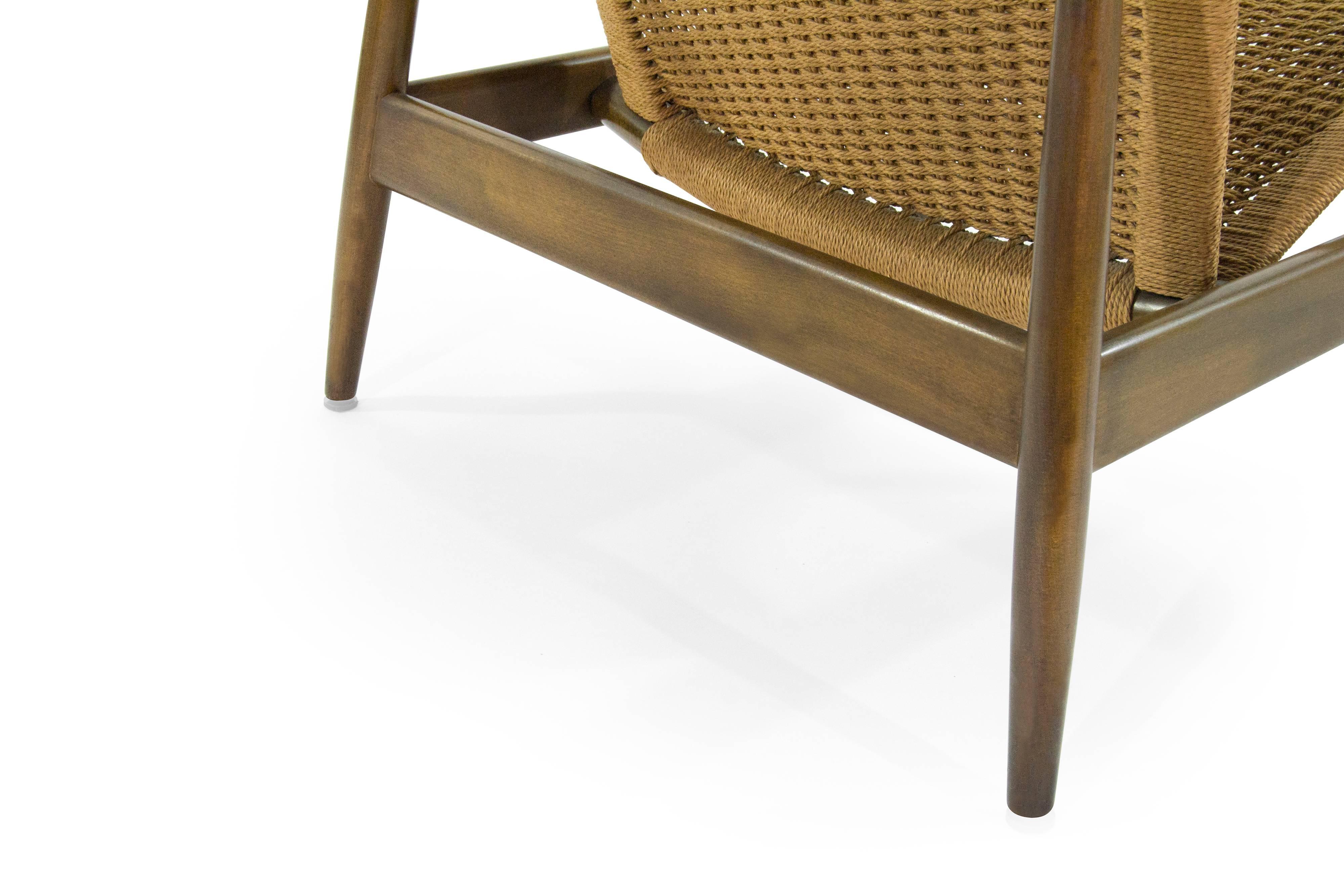 Illum Wikkelso Ringstol Number 23 Teak and Woven Cord Ring Chair 1