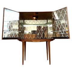 Illum Wikkelso Teak Bar Cabinet Danish Mid Century Modern Illum Wikkelso Teak Bar Cabinet Danish Mid Century Modern