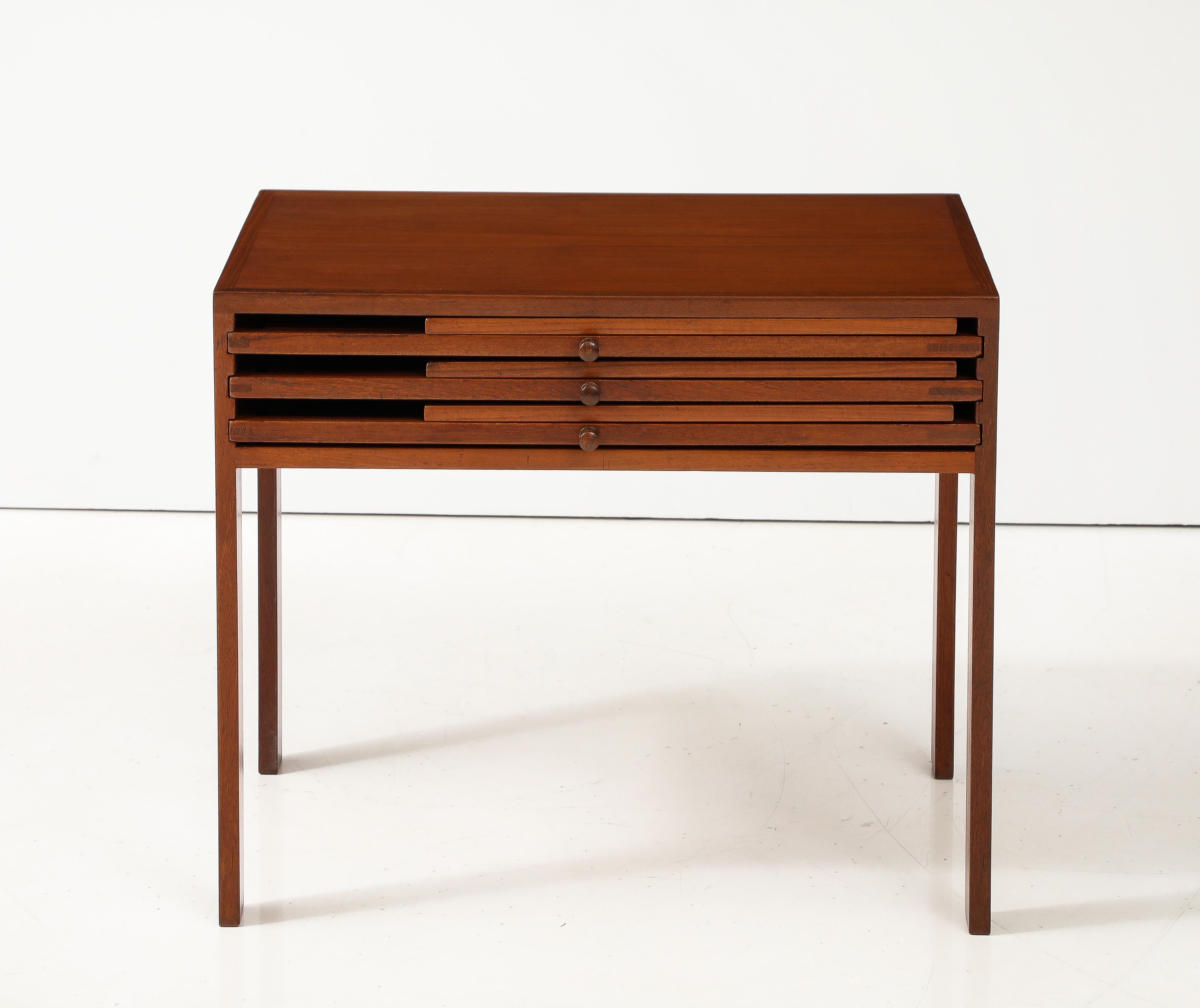 Illum Wikkelso Teak Folding Tables For Sale 5