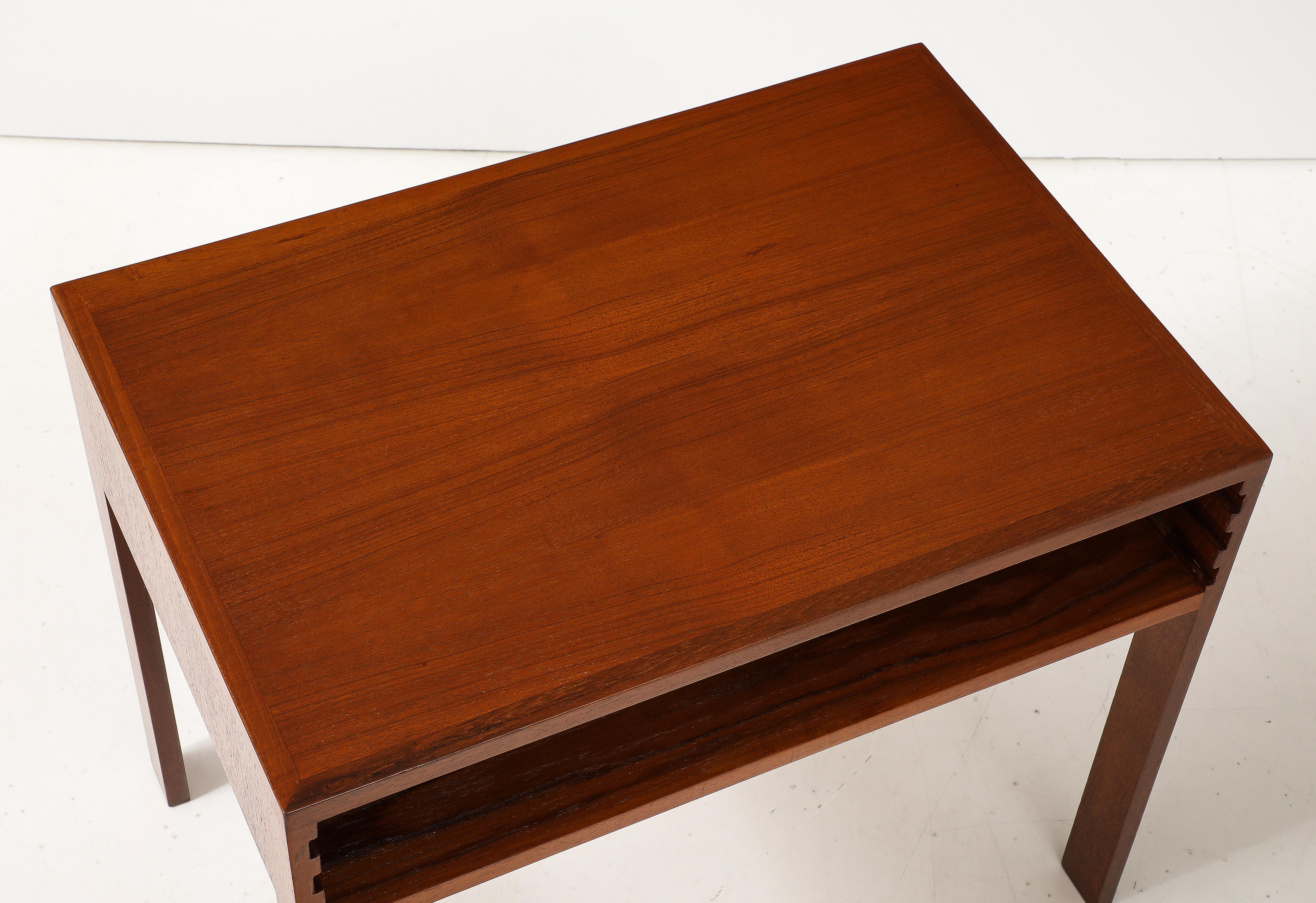 Mid-20th Century Illum Wikkelso Teak Folding Tables For Sale