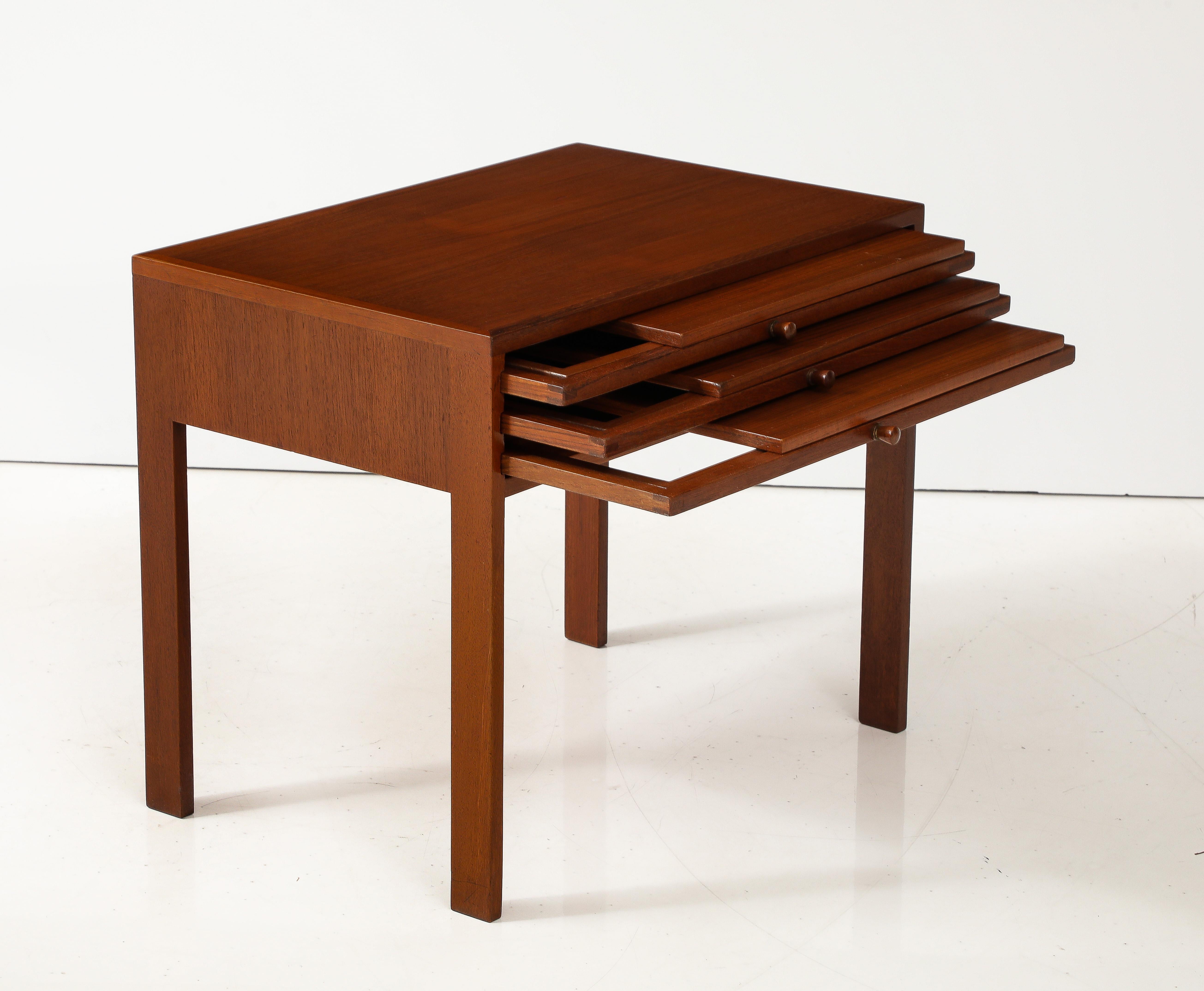 Illum Wikkelso Teak Folding Tables For Sale 2