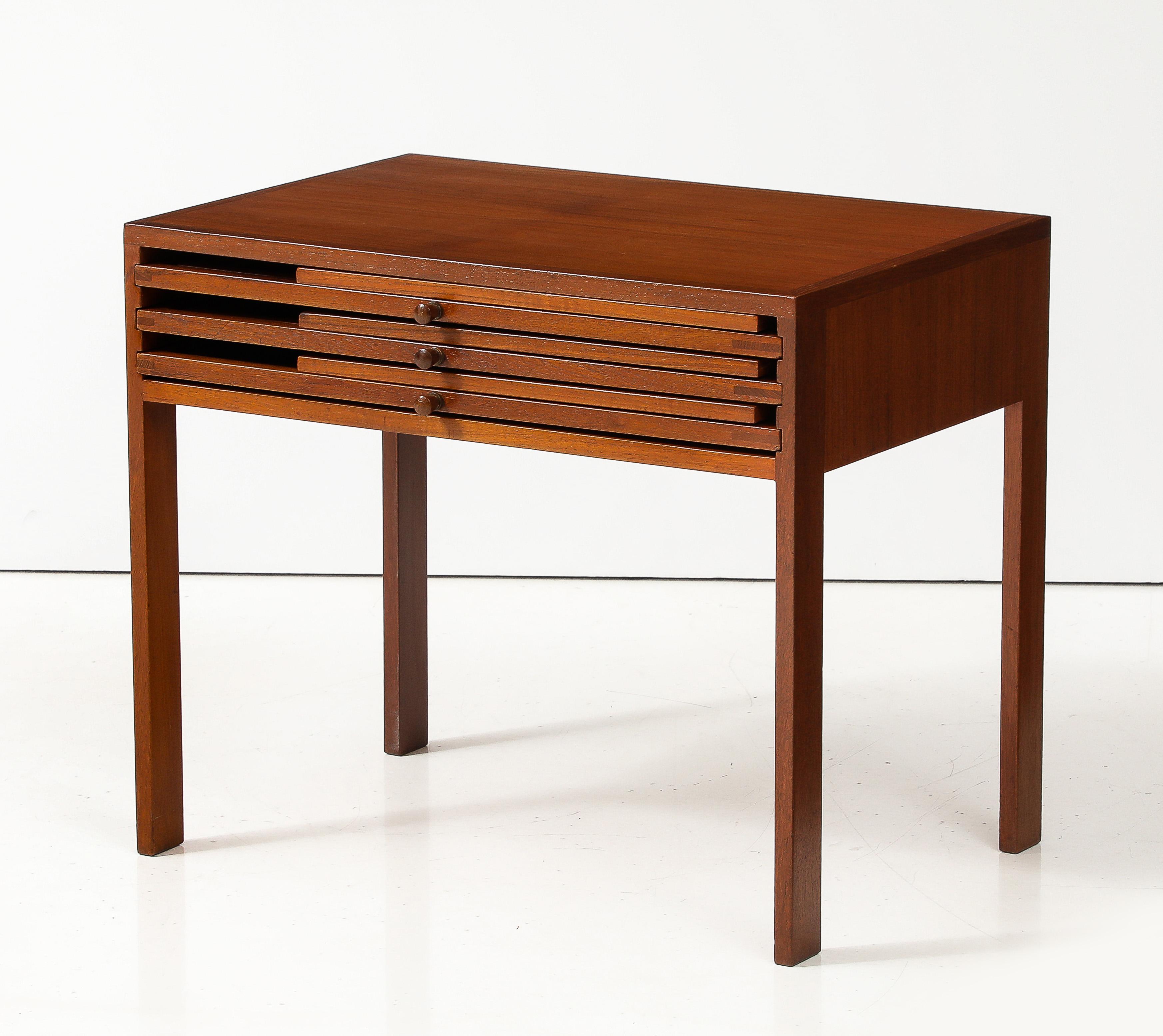 Illum Wikkelso Teak Folding Tables For Sale 3