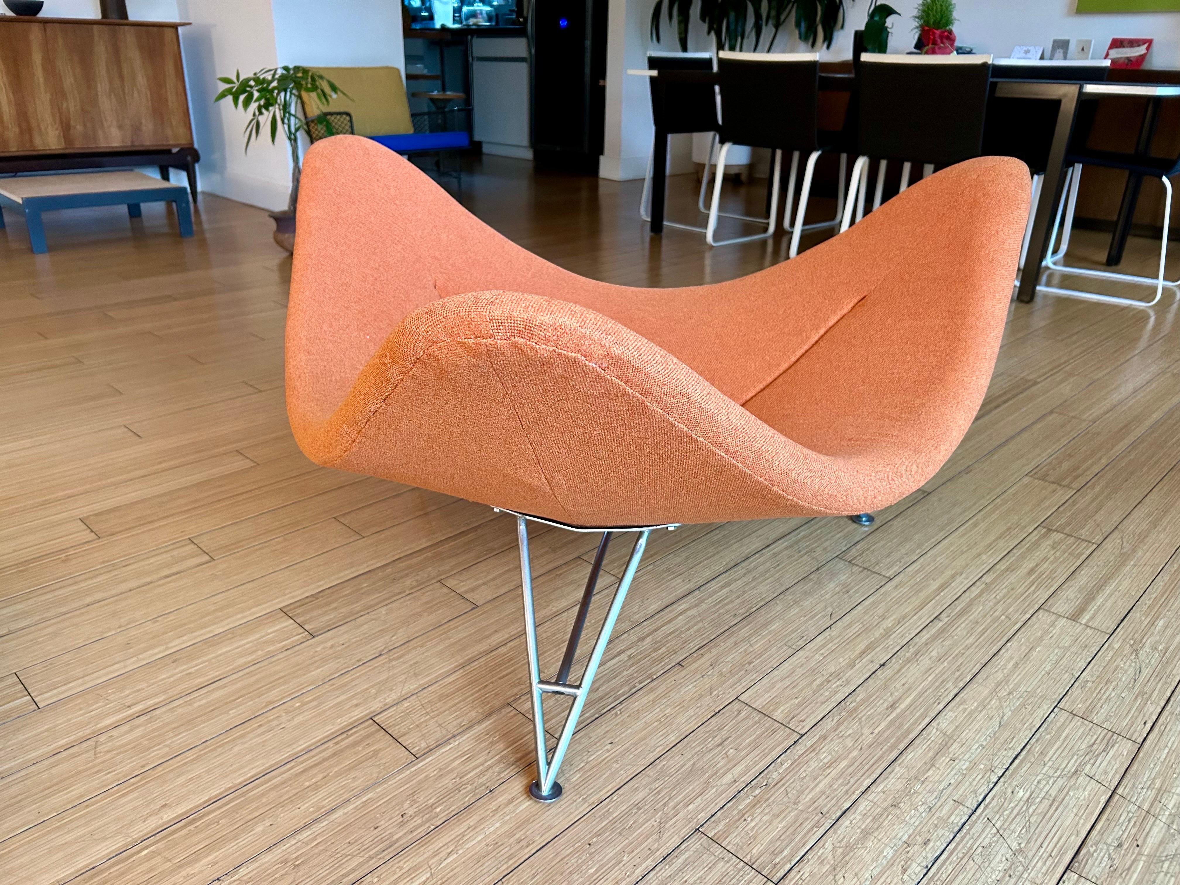 Steel Lounge Chair Illum Wikkelso  For Sale