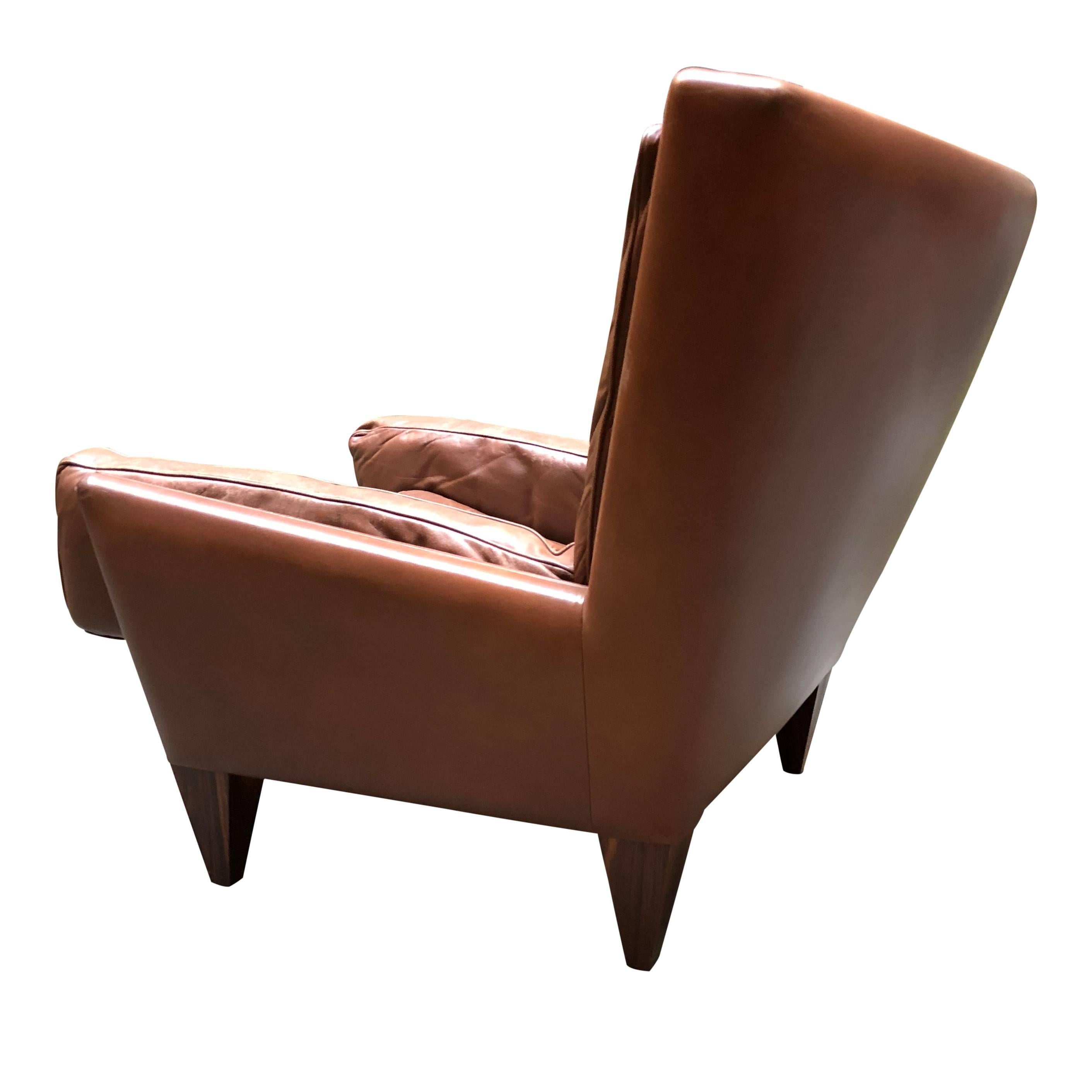 Mid-20th Century Illum Wikkelso V11 Pyramid Lounge Chair for Holger Christiansen