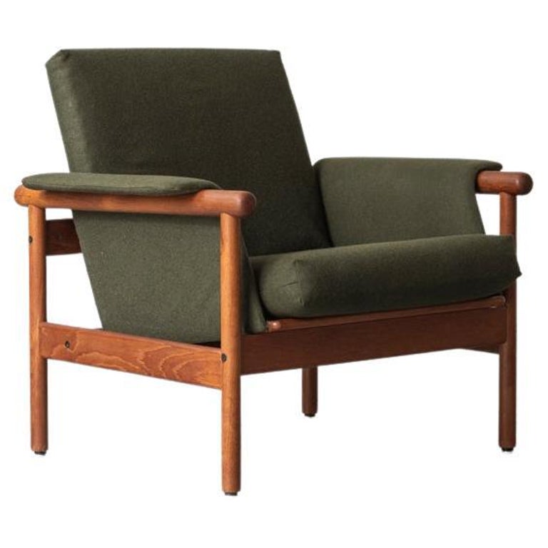 Illum Wikkelso Wiki Lounge Chair, Denmark, 1960s For Sale at 1stDibs