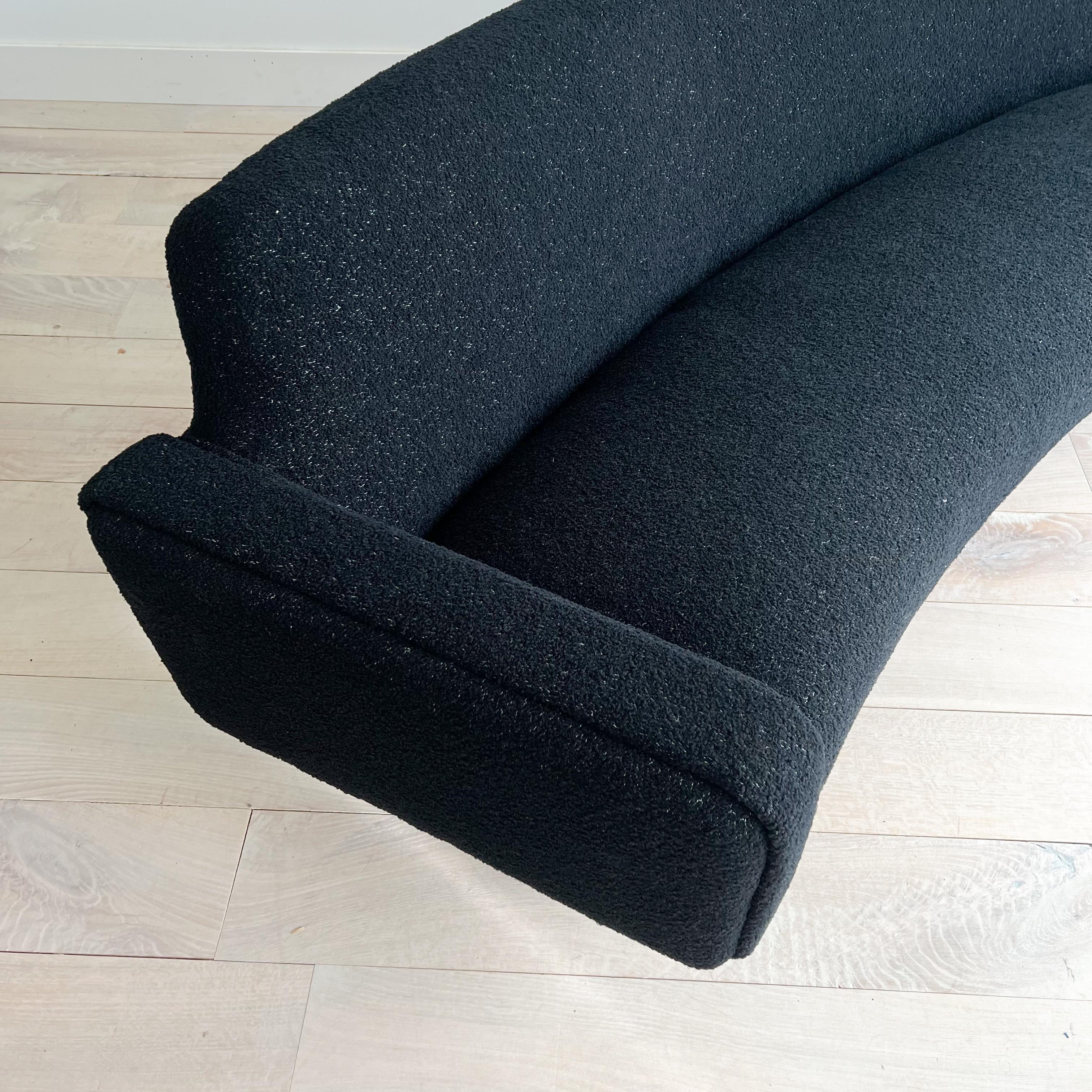 Illum Wikkelso's Rare Banana Curved Sofa - Model 450 - New Upholstery 6