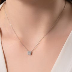 Illuminate Emerald Double Halo Necklace