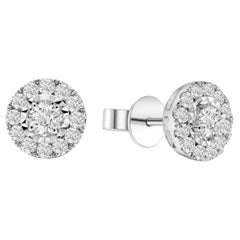 Boucles d'oreilles rondes enluminées 1/5 ct TW par Rupali Adani Fine Jewellery