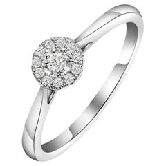 Beleuchteter runder Ring 1/20 CT TW von Rupali Adani Fine Jewellery