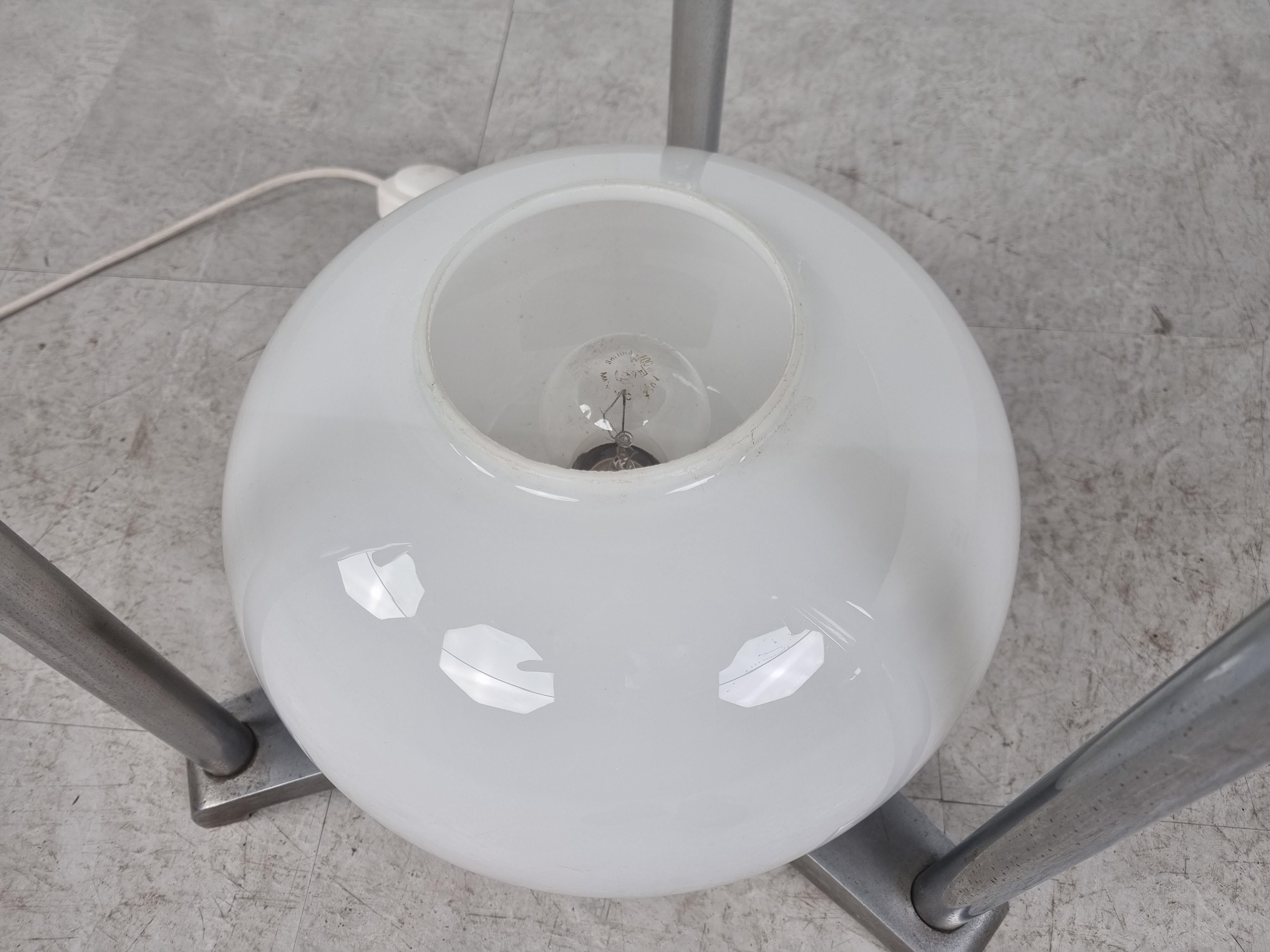Illuminated Chrome Coffee Table, 1970s 5