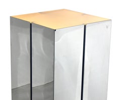 Illuminated Chrome Pedestal by Neal Small
