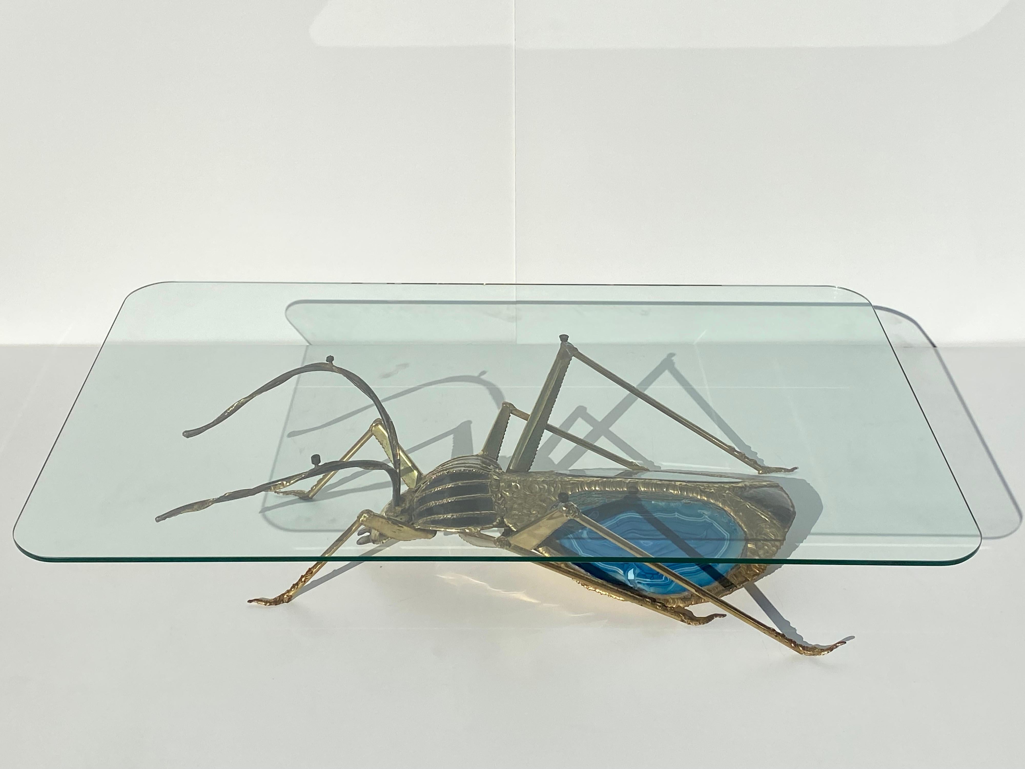 Beleuchtete Cicada / Käfer-Skulptur als Couchtisch im Angebot 3