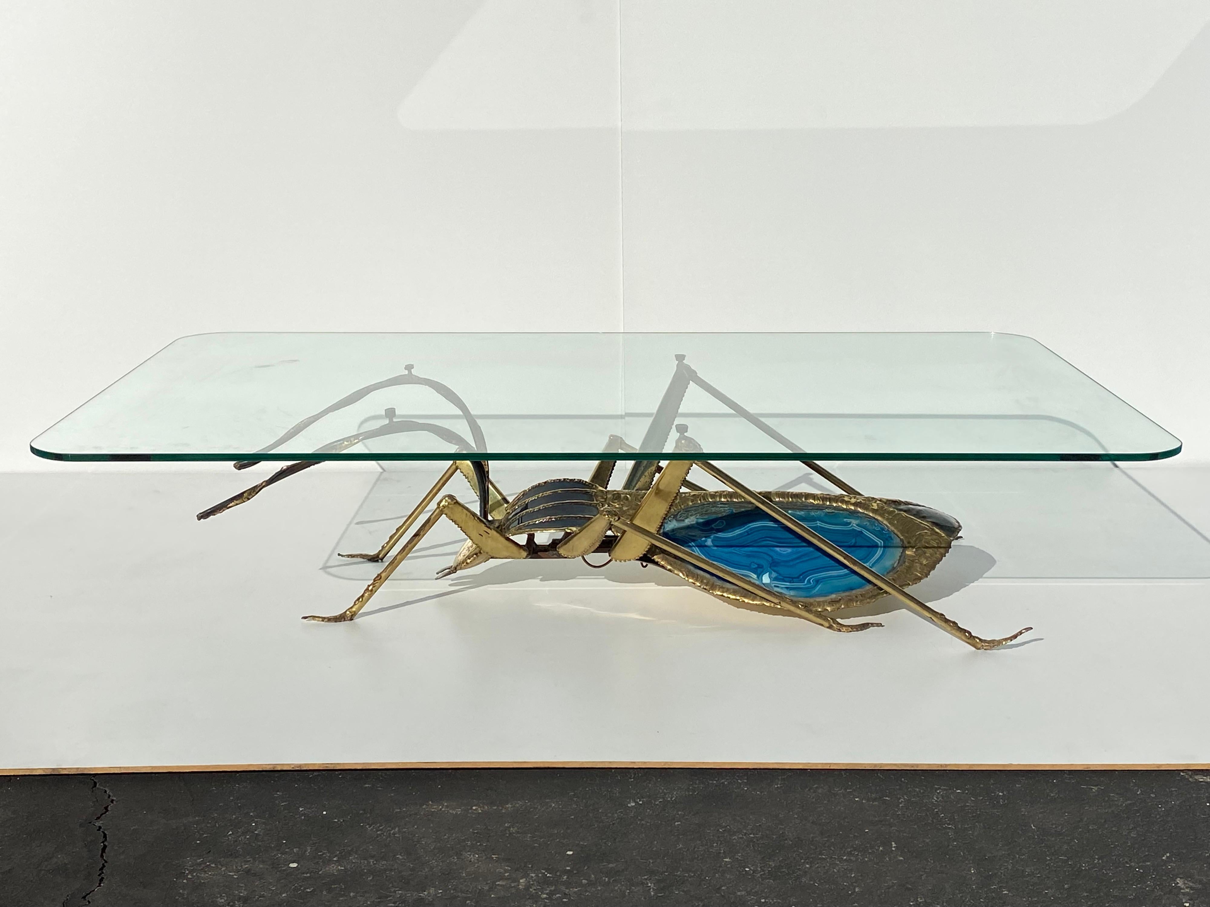 Beleuchtete Cicada / Käfer-Skulptur als Couchtisch im Angebot 5