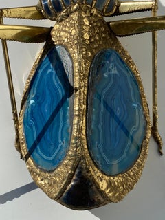 Illuminated Cicada / Beetle Sculpture as Coffee Table