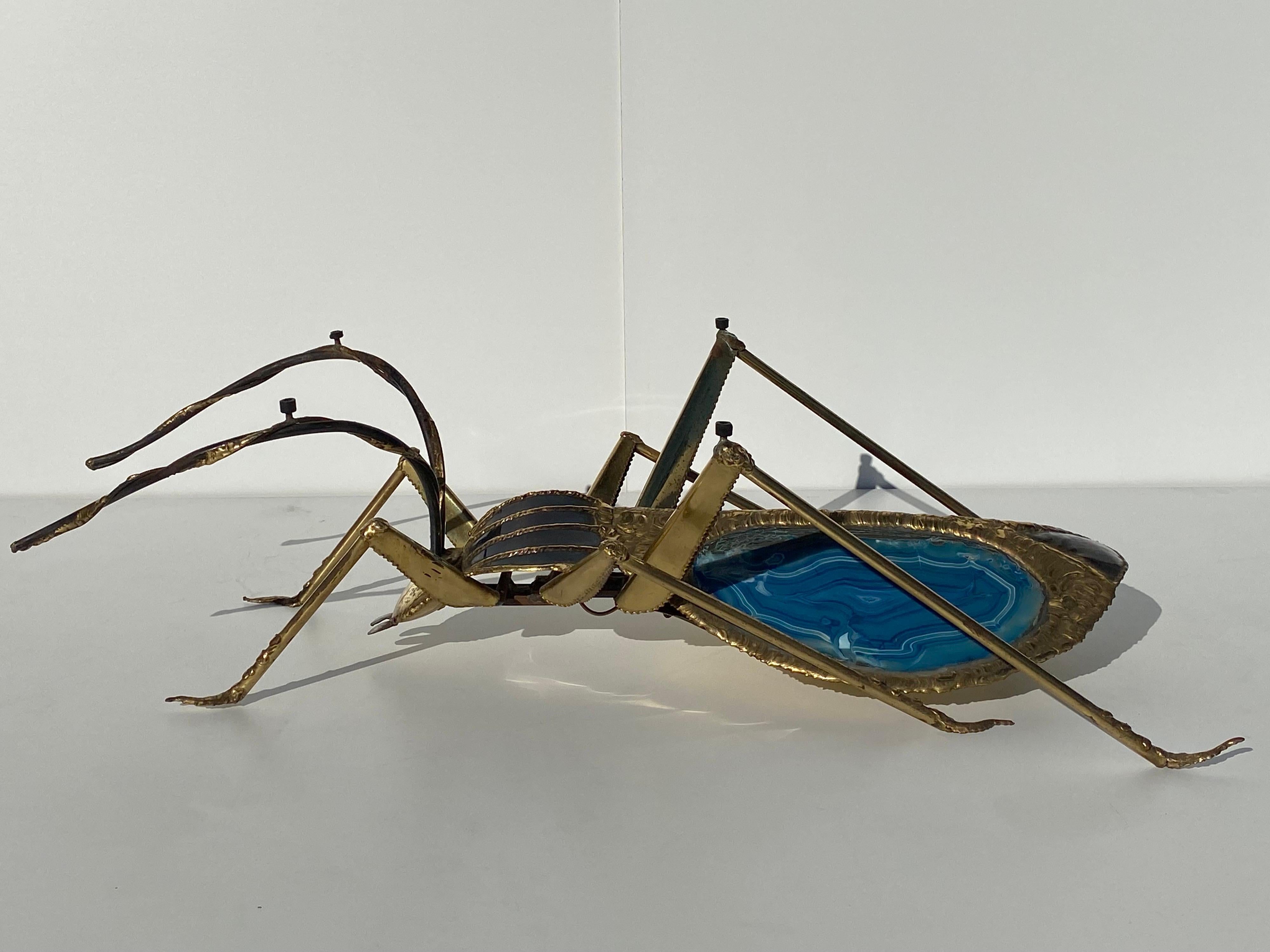 Beleuchtete Cicada / Käfer-Skulptur als Couchtisch im Zustand „Gut“ im Angebot in North Hollywood, CA
