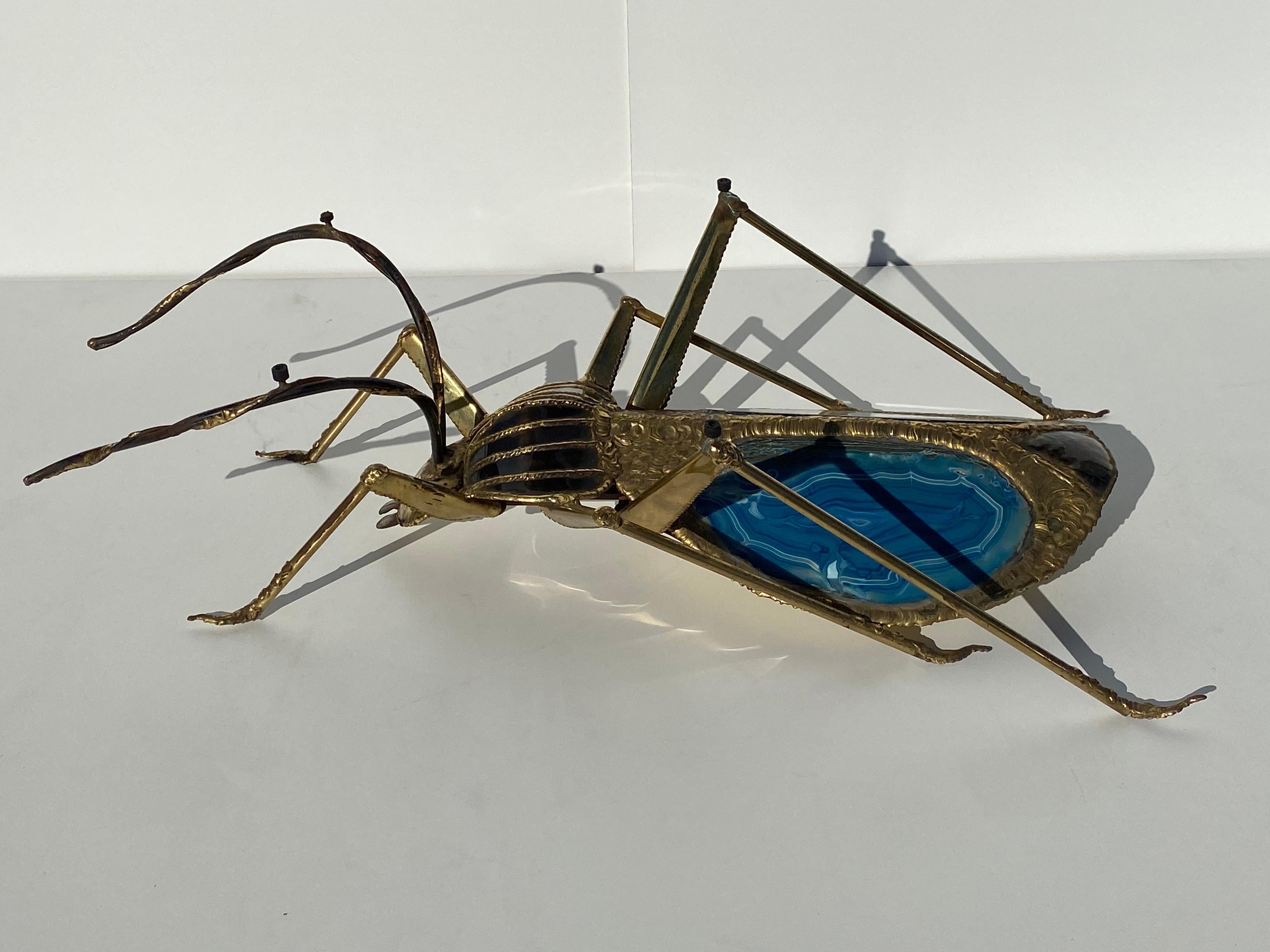 Beleuchtete Cicada / Käfer-Skulptur als Couchtisch (Ende des 20. Jahrhunderts) im Angebot