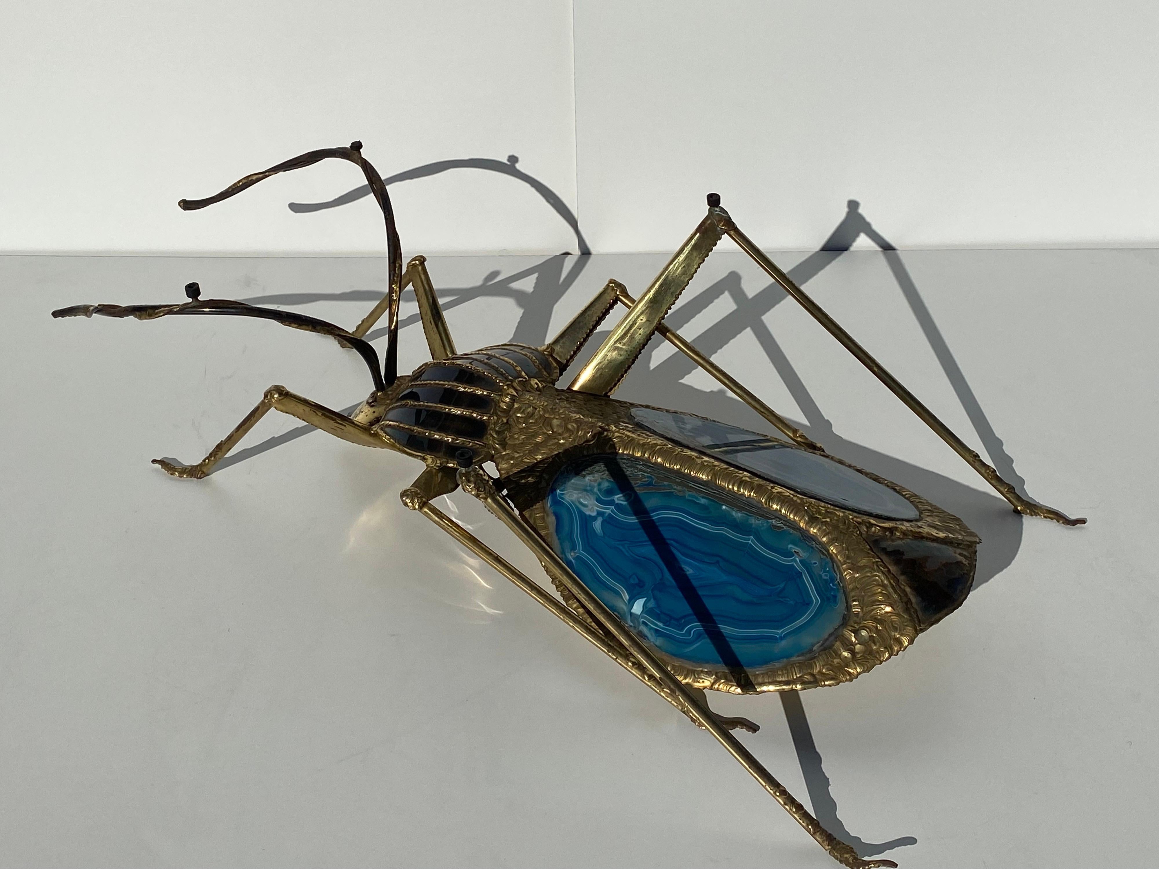 Beleuchtete Cicada / Käfer-Skulptur als Couchtisch im Angebot 1