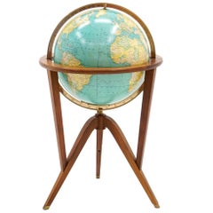 Vintage Illuminated "Cosmopolitan" Globe by Edward Wormley for Dunbar