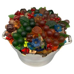 Illuminated fruit basket, Paris, France, circa 1970
