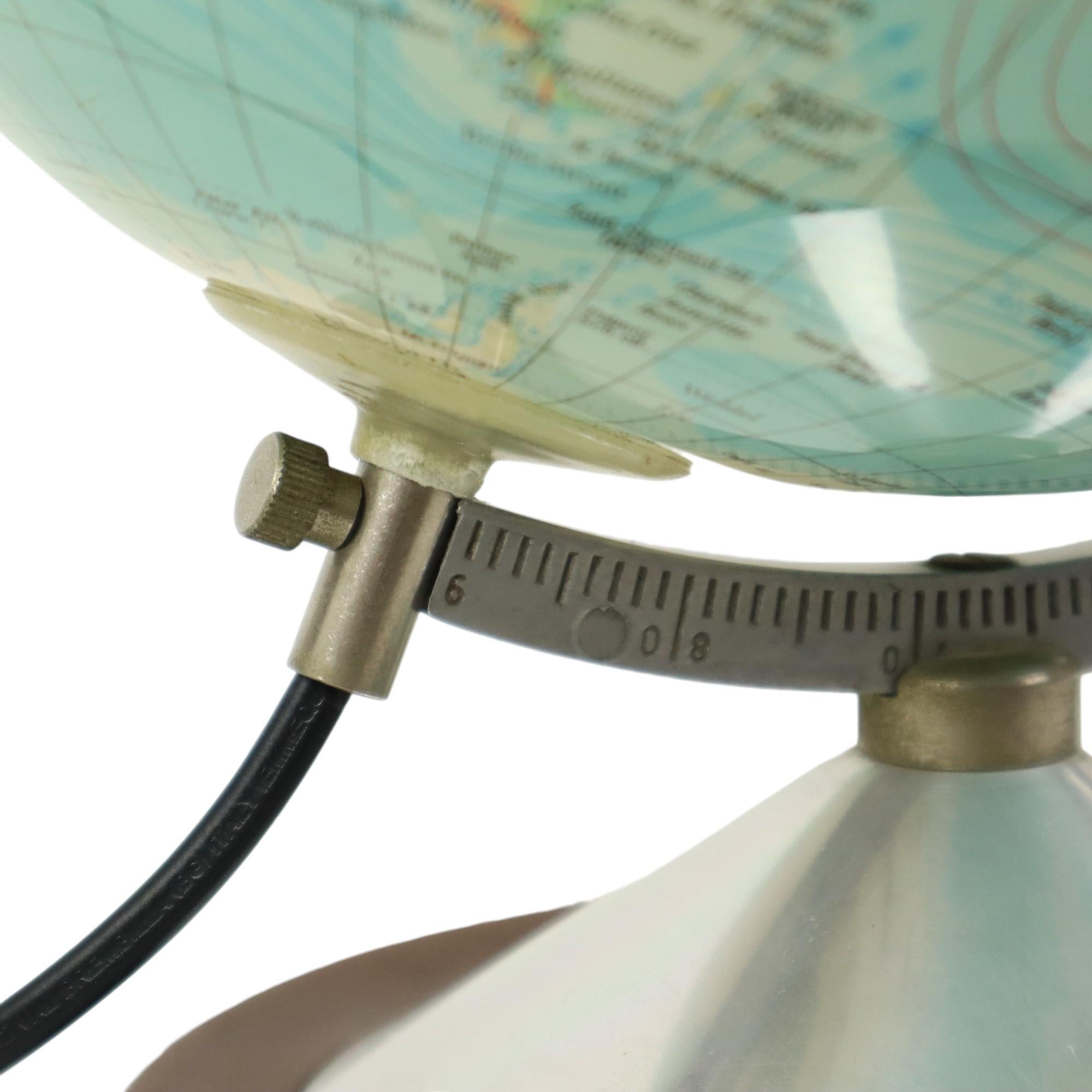 Illuminated Globe Lamp 1965 Standard Globe Dutch Gdp Italy For Sale 1